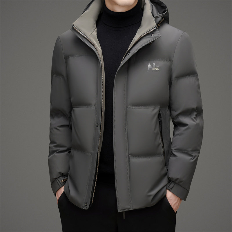 高端可脱卸帽冬季中老年男士白鸭绒保暖羽绒服外套M9723P270,男装羽绒服,星座804（原QT730）