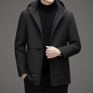 冬季银兰貂内胆可脱可脱卸帽90绒商务户外羽绒服XZ804/M9718P298图片