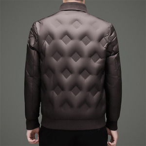 冬季新标50绒压胶翻领简约羽绒服XZ804/M6999P230图片