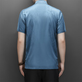 25年夏季高端提花唐装男士中老年风新中式汉服M9302P93，男装民族服装，星座804（原QT730）