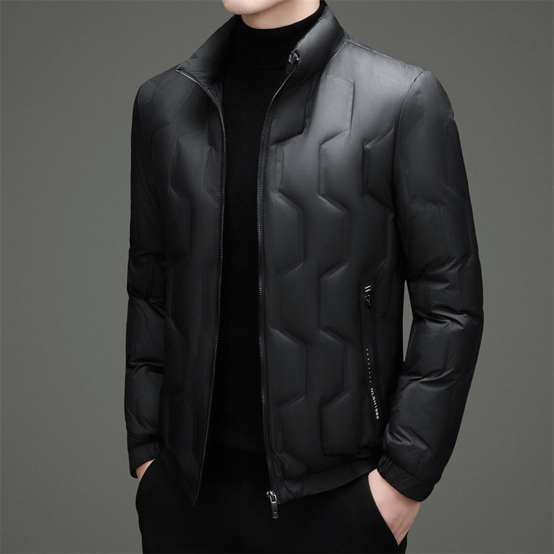 冬季男士休闲轻薄羽绒服加厚保暖压胶夹克XZ804/96818P165,男装羽绒服,星座804（原QT730）