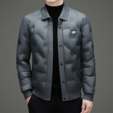 冬季男士休闲轻薄羽绒服加厚保暖压胶夹克XZ804/9680P190，男装羽绒服，星座804（原QT730）
