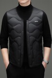 男士羽绒马甲冬季加厚保暖背心白鸭绒外套XZ804/M6910P135，男装羽绒服，星座804（原QT730）