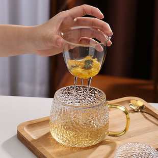 泡茶茶杯茶水分离杯玻璃喝茶杯子花茶水杯女办公室男过滤茶道杯子