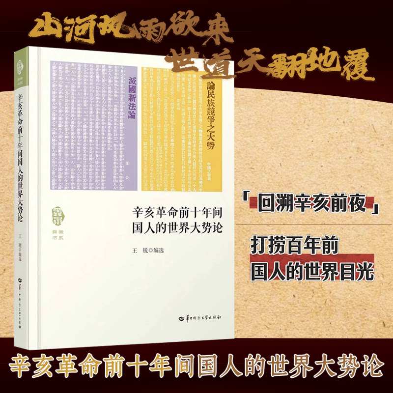 【官方正版】辛亥革命前十年间国人的世界大势论 认识与剖析他们所面对的世界大势 认识百年未有之大变局下的中国与世界