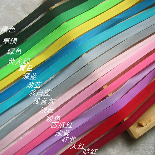 汉服旗袍服装辅料 棉涤包边带 滚边带 1.1-1.6CM宽 斜条已烫1米价 - 封面