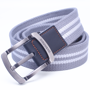 男士加长帆布腰带大红色本命年休闲裤带学生针扣军训胖子皮带大码