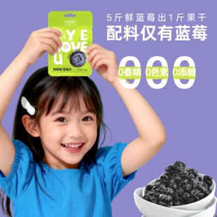 怡颗果无添加蓝莓干16g小包装 孕妇儿童零食蓝莓果干 尝鲜随享装