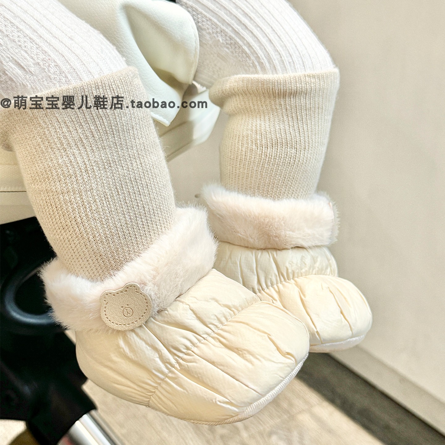 秋冬新款婴儿棉鞋卡通软底棉鞋