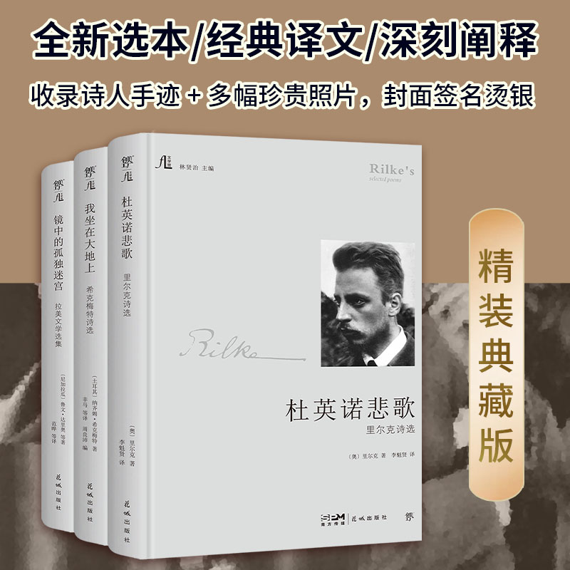 杜英诺悲歌+我坐在大地上+镜中的孤独迷宫  永远孤独，永远战斗，生死之间，他们选择奇迹 希克梅特、里尔克、拉美文学，名家名译
