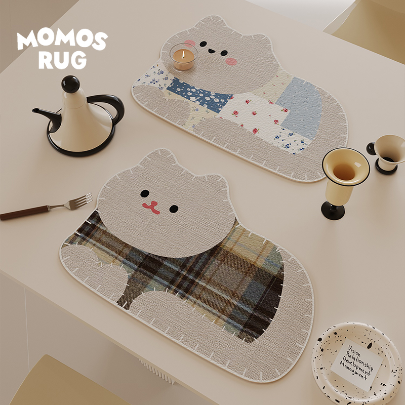 momosrug皮革餐垫防水防油可擦洗