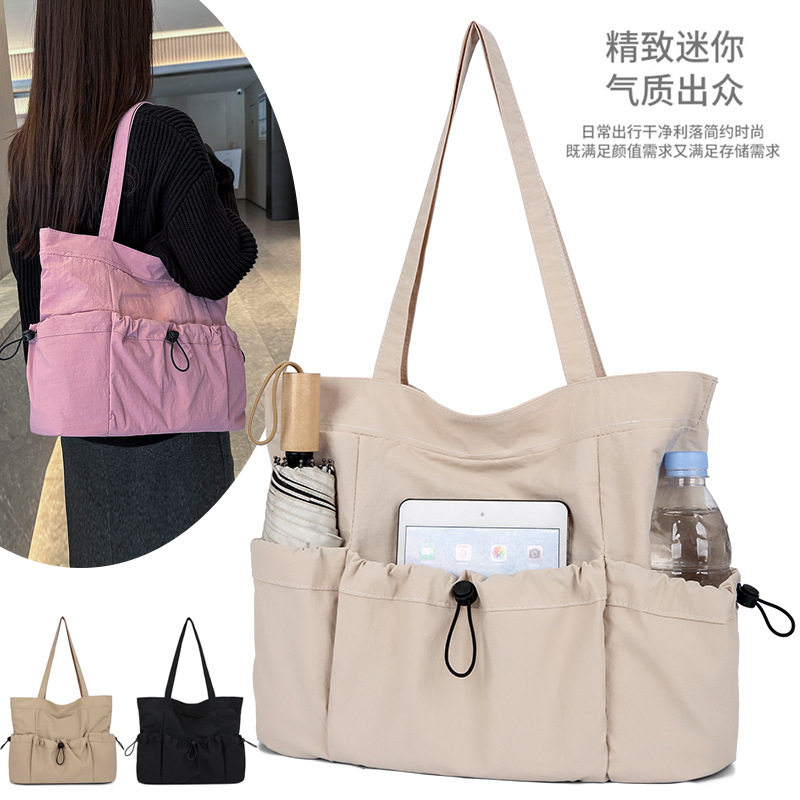 日系森系文艺风大容量轻薄柔软女