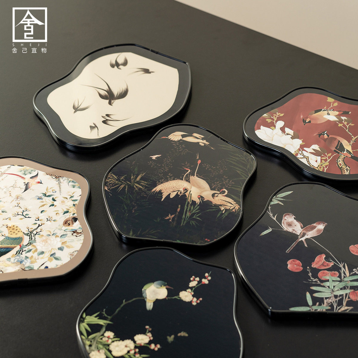 复古喷绘壶承家用国风茶壶托盘中式茶盘干泡盘2025新款干泡台茶具,餐饮具,茶盘,淘宝优惠券,粉丝福利购,淘宝优惠卷