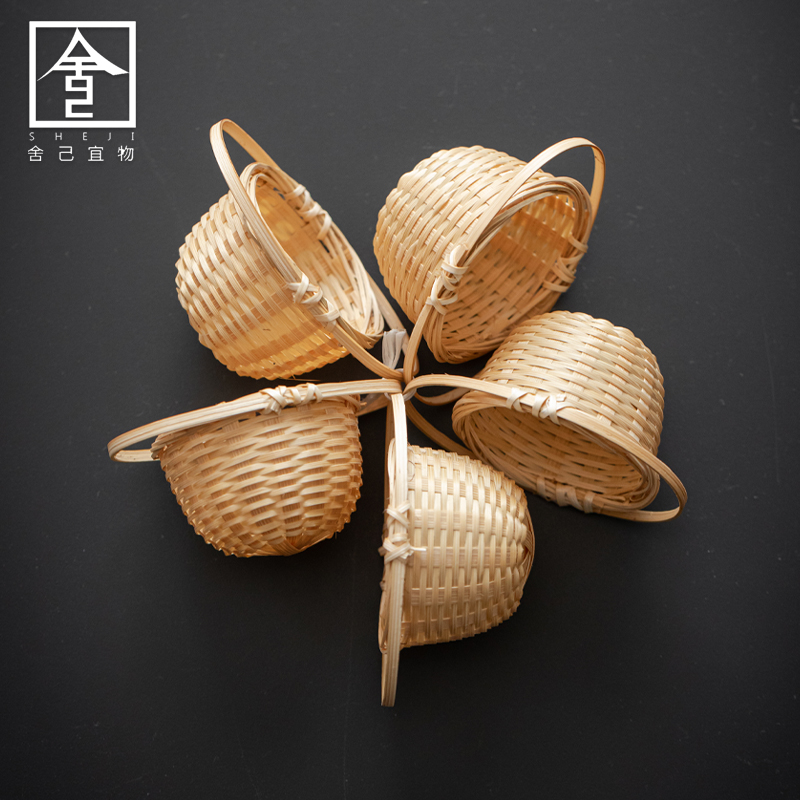 舍己宜物手工竹茶漏组合