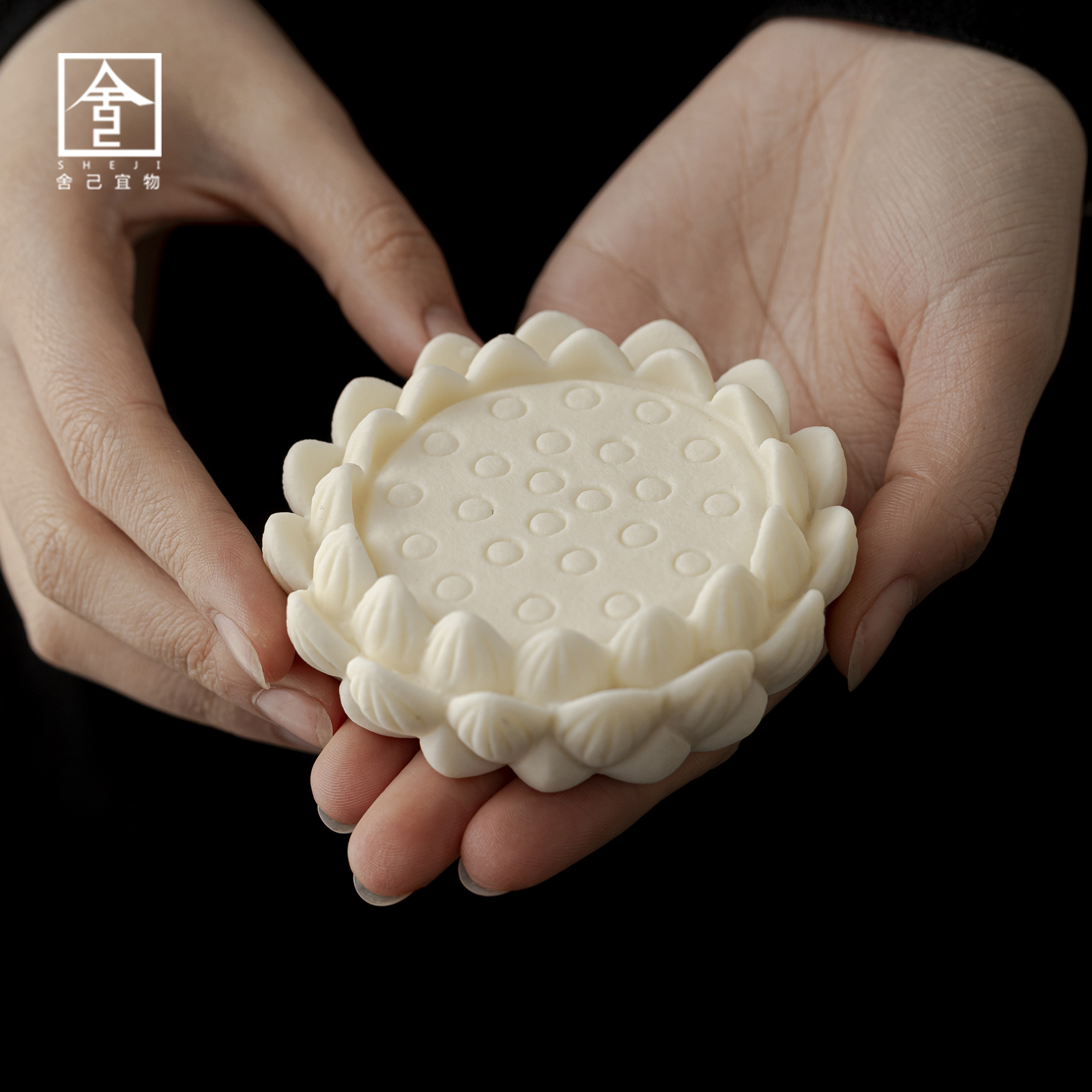 禅意莲花底座茶杯垫小茶台茶壶盖碗托盘创意精美功夫茶具茶道配件