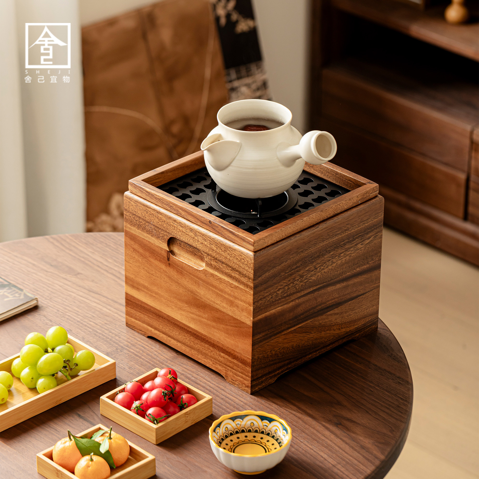 围炉煮茶套装2025新款冬季喝茶高档煮茶炉酒精加热煮茶壶玻璃茶壶,餐饮具,煮茶炉,淘宝优惠券,粉丝福利购,淘宝优惠卷