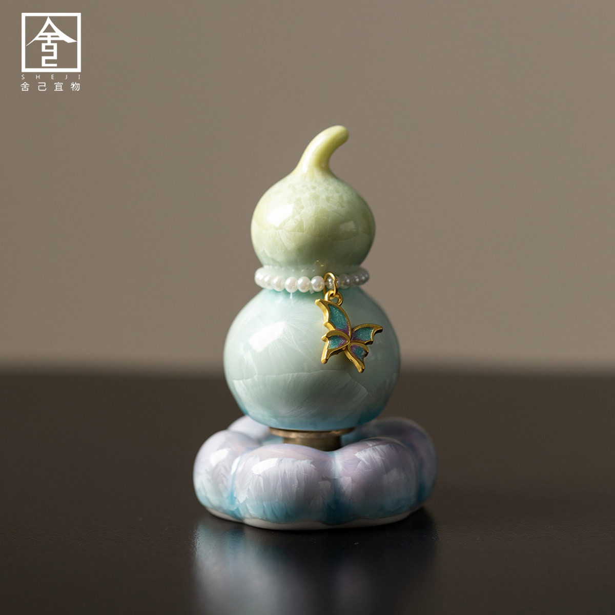 结晶釉陶瓷转转葫芦摆件茶宠中式桌面摆件创意礼物装饰品茶具配件,餐饮具,茶宠摆件,淘宝优惠券,粉丝福利购,淘宝优惠卷