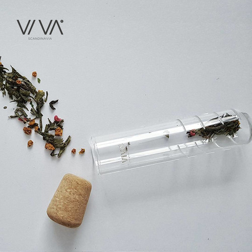 丹麦viva分享耐高温玻璃滤茶器