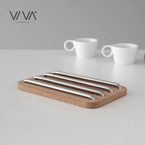 丹麦viva克缇软木北欧风简约茶盘