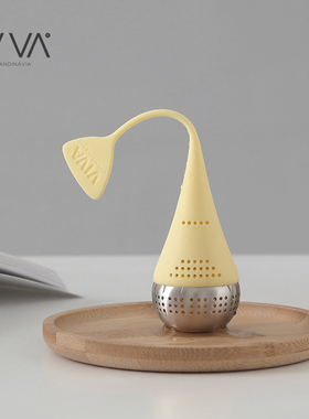 丹麦VIVA分享系列不锈钢硅胶蛋形滤茶器泡茶器可爱创意茶滤器茶漏