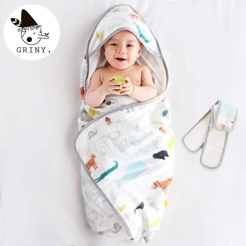 Griny初生婴儿抱被夏季薄款纱布纯棉新生儿襁褓产房包被宝宝被子,婴童用品,婴童抱被/抱毯,淘宝优惠券,粉丝福利购,淘宝优惠卷