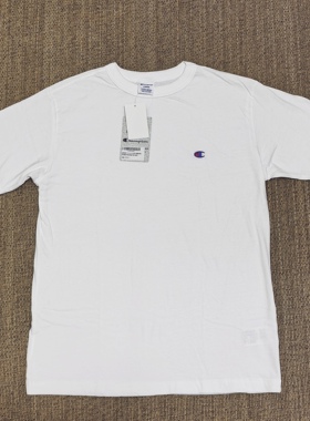 折扣现货 Chanpion日版经典小标刺绣Logo纯棉休闲短袖C3-P300