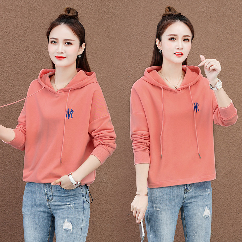 以纯官方旗舰店连帽卫衣女2020新款宽松韩版春秋薄款ins长袖外套