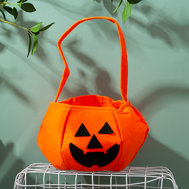 万圣节讨糖袋子南瓜包南瓜袋糖果包糖果袋道具儿童讨糖桶罐手提袋