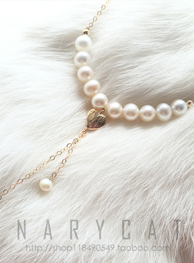 narycat手作风遮疤痕天然珍珠