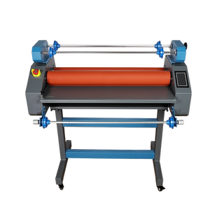 宝预覆膜机全自动调速皮带进纸防卷曲热裱冷裱复膜机照片书单双面热裱压膜过膜机图文写真广告不干胶贴膜机87