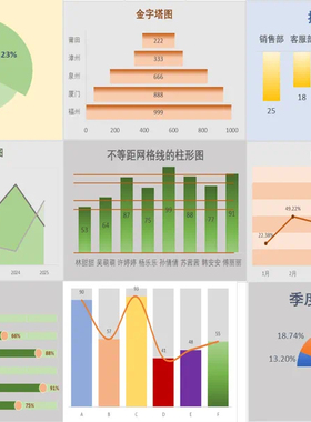 专业图表模板+1v1远程服务| 超值套餐