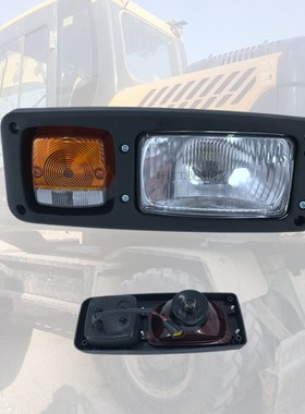 现代轮挖掘机前大灯R210/150/60W-7-9钩机轮胎挖尾灯转弯灯刹车灯