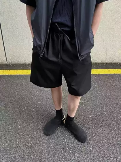 In Stock New Product Row Old Money Style Tr Style 140S Twill Relaxed Loose Versatile Elastic Waist Dress Pants Shorts
