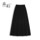 秋冬高腰显瘦a字裙大码 F2528 加厚针织半身裙女2025新款 百褶裙