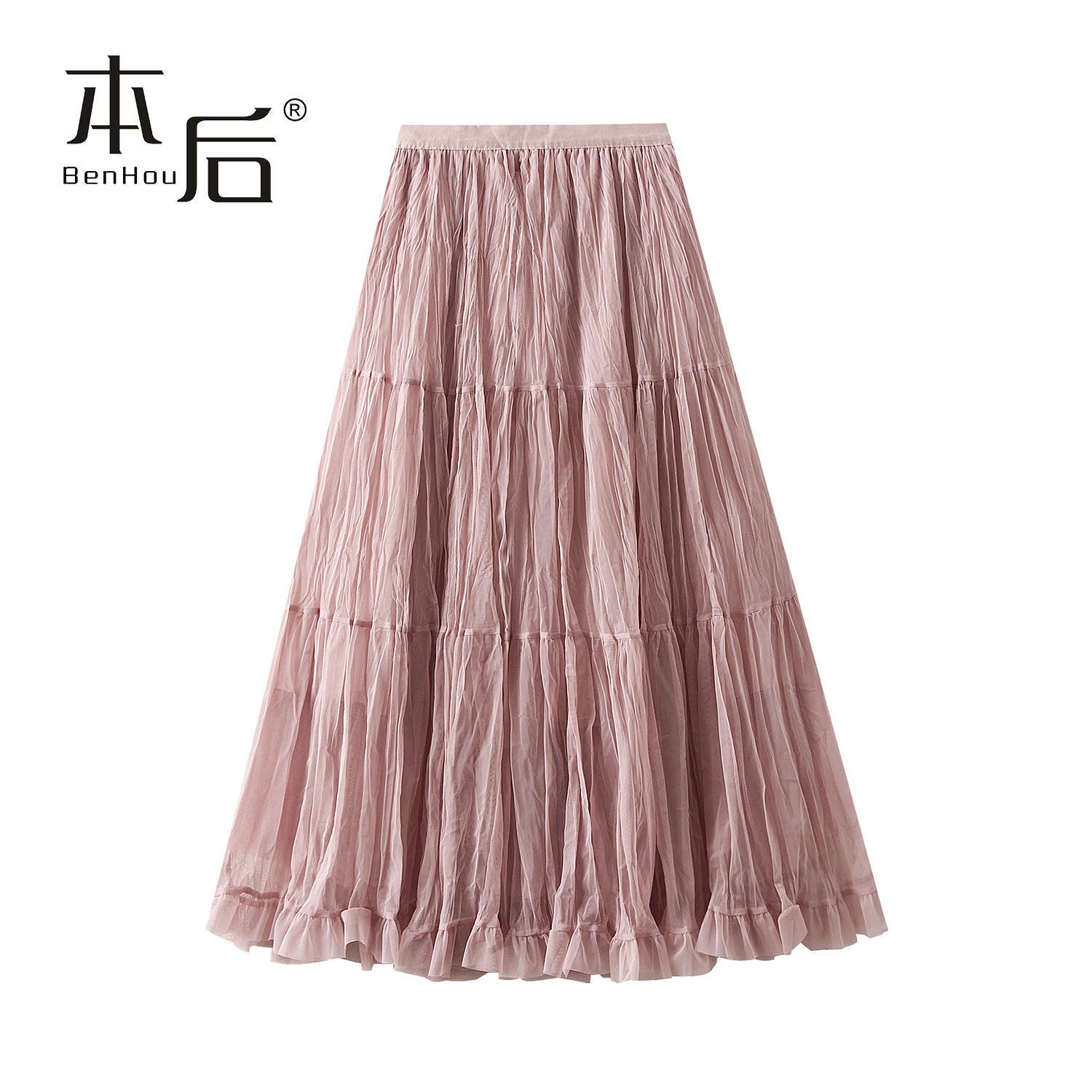 BenHou/本后8956褶皱仙女裙