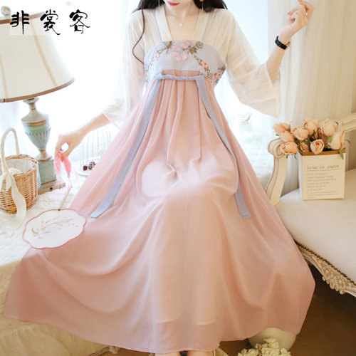 夏款中国风绝美汉服薄纱大码超仙