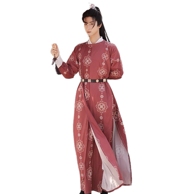 唐圆领袍古风男装汉服男款汉元素