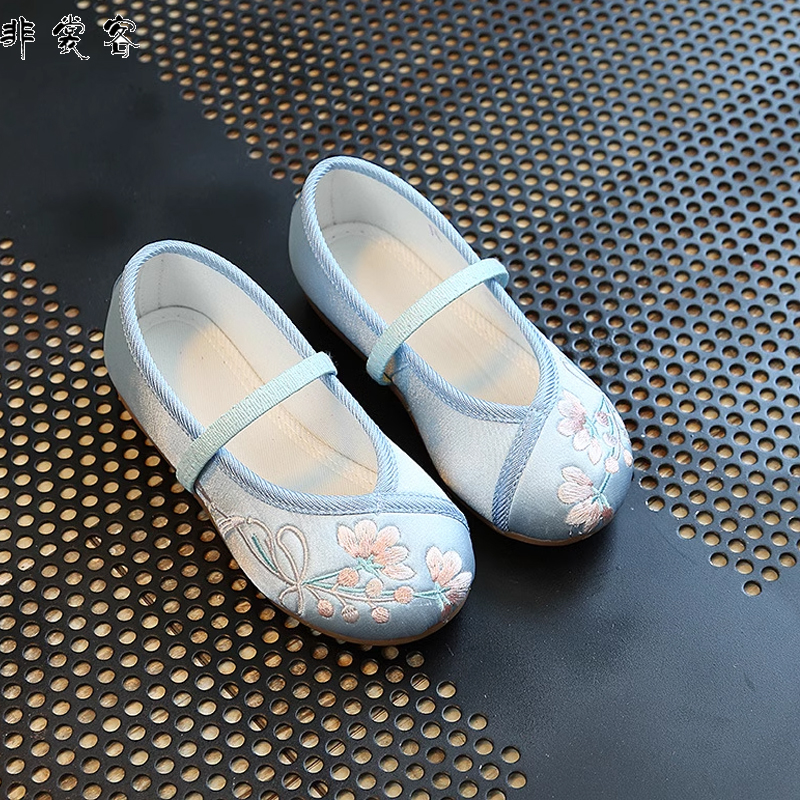 汉服宝宝鞋配古风裙子的鞋夏