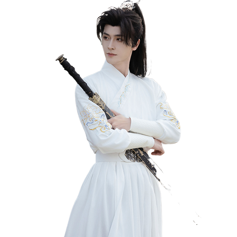汉服男款青少年日常可穿国风男装