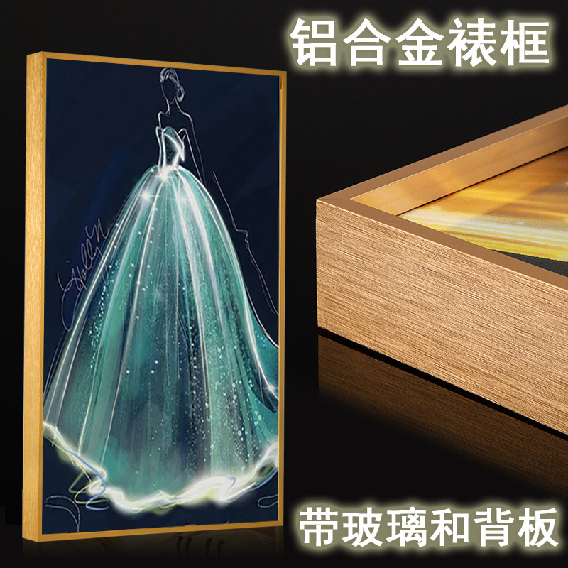 十字绣装裱老街缘客厅