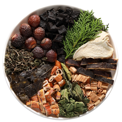 侧柏叶洗头包何首乌皂角草本药包