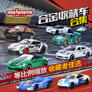 美捷轮合金小车保时捷911兰博基尼丰田本田思域收藏车模生日礼物