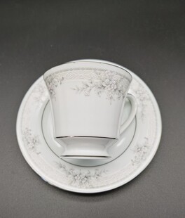 日本中古 黑标Noritake则武 SWEET LEILANI咖啡杯 轻微脱金特价出