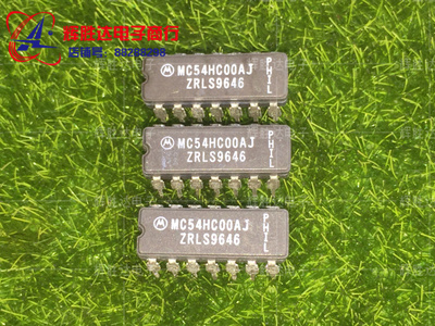 MC54HC00AJ进口现货MOT四路2输入与非门集成电路IC 批量供应