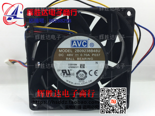 AVC 2B09238B48U 9038 48V 0.70A 9CM 4线 暴力 大风量变频器风扇