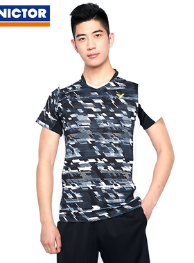 VICTOR威克多情侣款大赛服胜利羽毛球上衣T-85000 T-86000速干