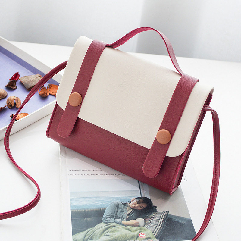 2020 Little bag new pattern fashion Korean Edition Diagonal chain Hit color Square bag The single shoulder bag ladies handbagin the Leather/Lady bags/Men's bag, Ms. bags  category - from Buy2taobao.com to provide professional Taobao agent buy service