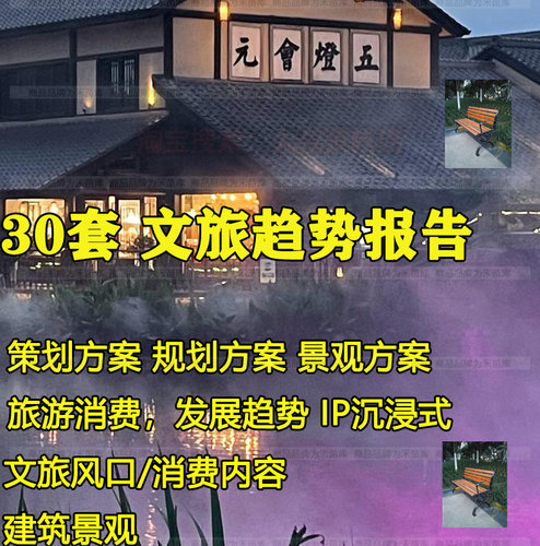 文旅游消费内容营销洞察IP赋能发展风口趋势报告专题分析行业调研