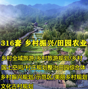 走向美丽乡村振兴示范区全域旅游村庄保护规划整治方案例设计文本