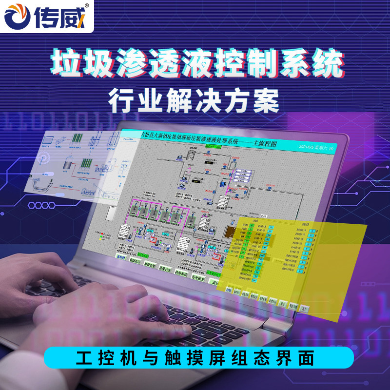 垃圾渗透液控制系统解决方案 自动化控制系统订制手机APP远程监控